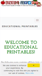 Mobile Screenshot of educationalprintables.com